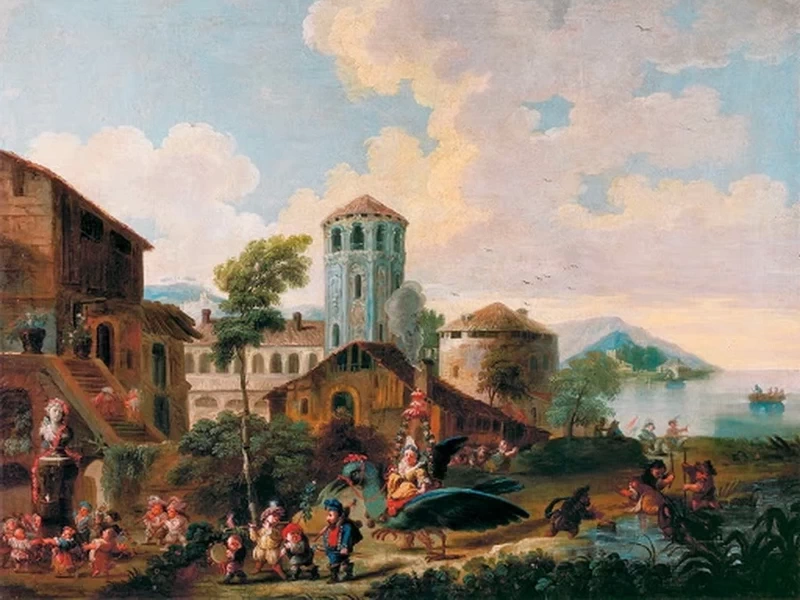1714-Enrico Albrici - Il grifone alla festa - Fondazione Cariplo